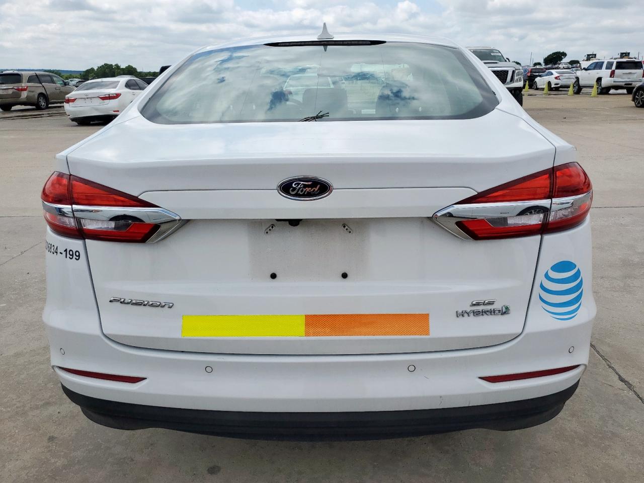 2019 Ford Fusion Se VIN: 3FA6P0LU4KR263976 Lot: 54066175