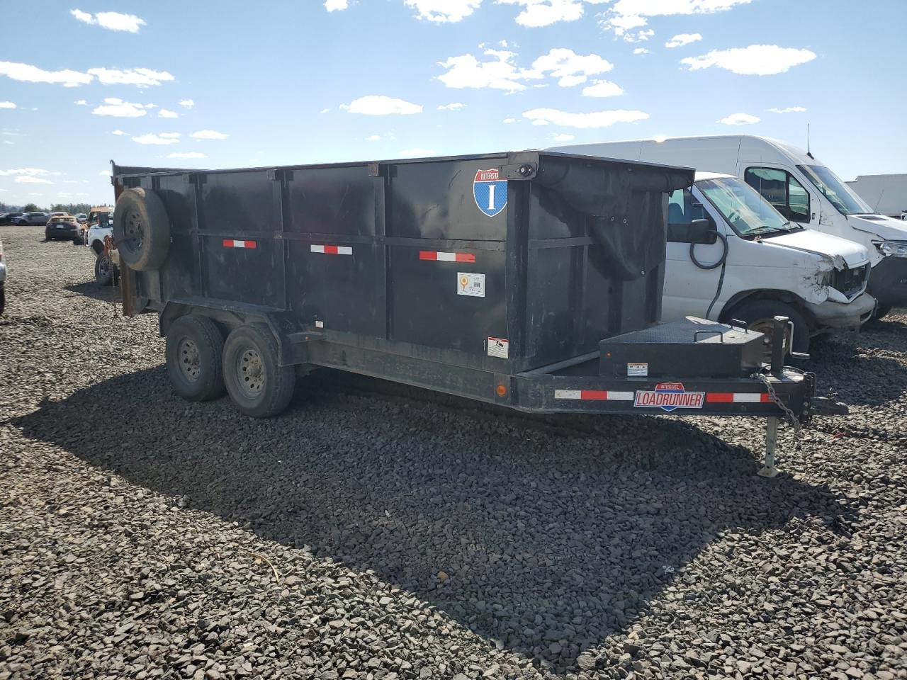 2024 Interstate Iblrdu716Ta5 Dump Trailer იყიდება Airway Heights-ში, WA - Rear End