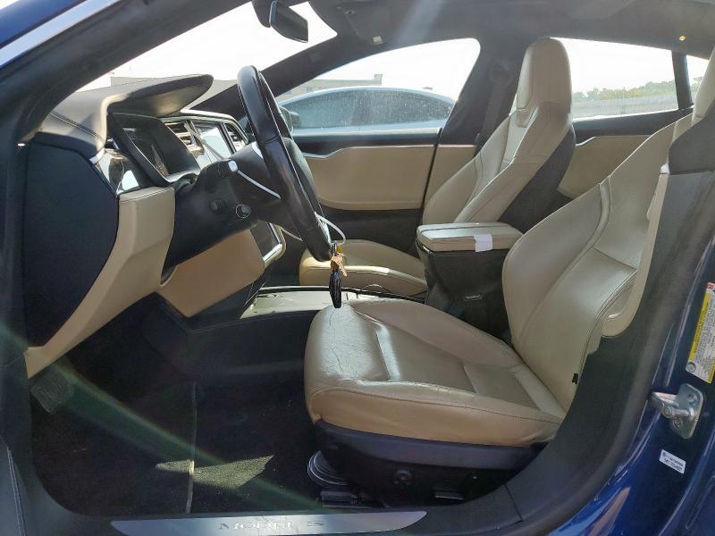 Hatchbacks TESLA MODEL S 2016 Granatowy