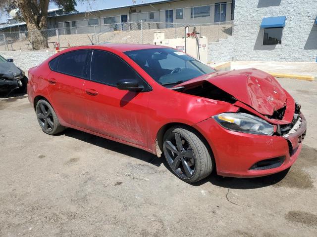 Sedans DODGE DART 2016 Czerwony