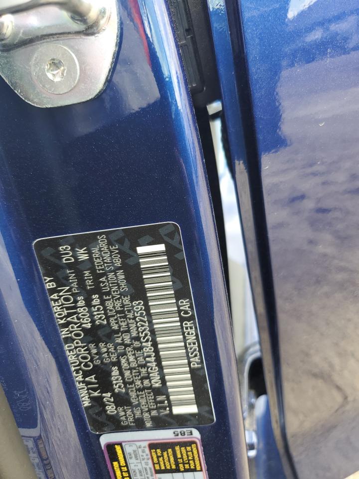 2025 Kia K5 Gt VIN: KNAG44J84S5322593 Lot: 56593985