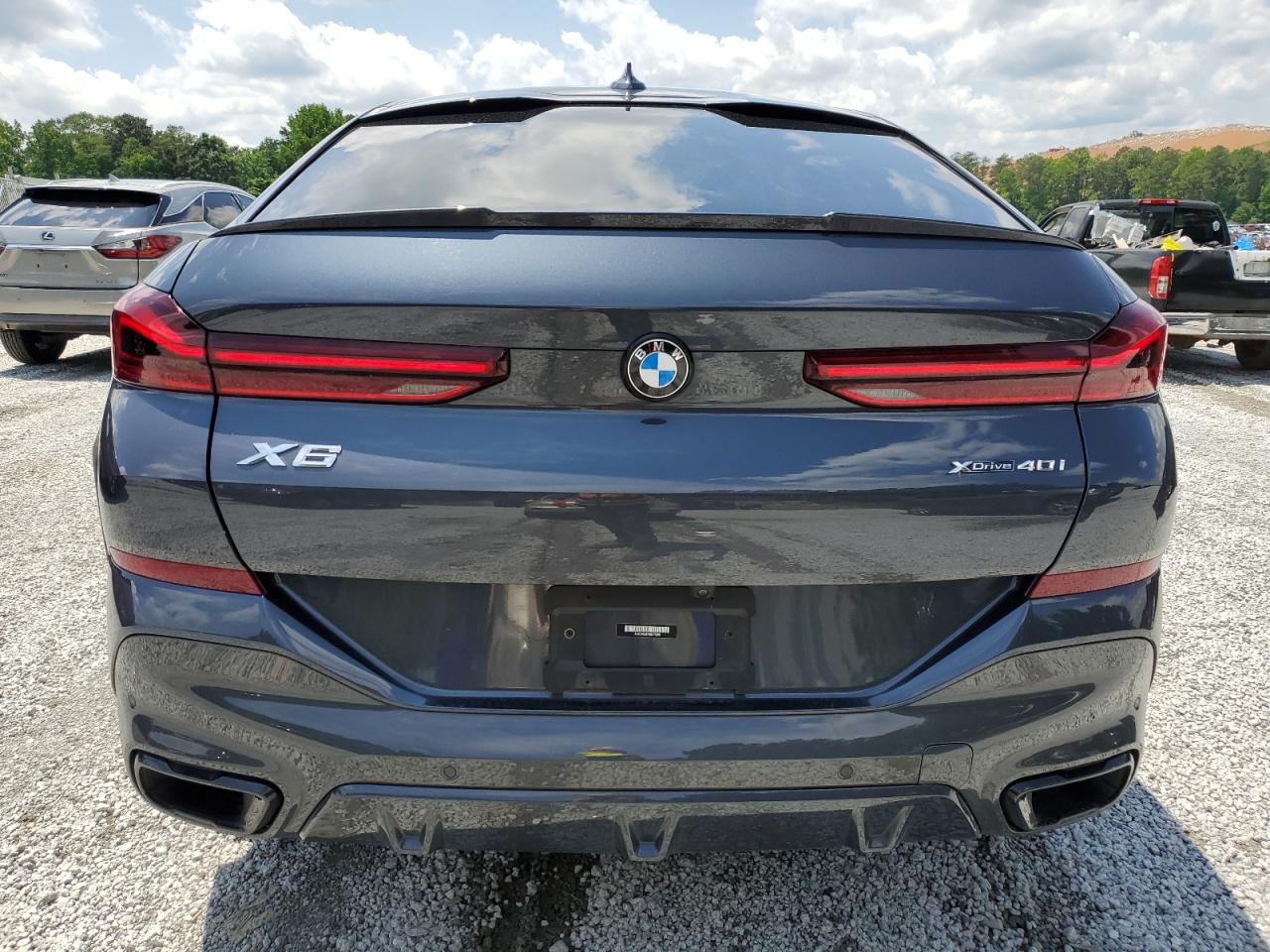 2022 BMW X6 xDrive40I VIN: 5UXCY6C07N9L77298 Lot: 56392885