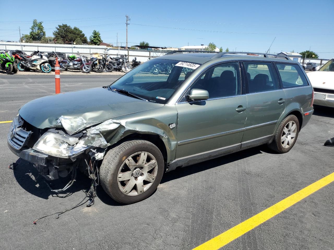 2002 Volkswagen Passat Glx 4Motion იყიდება Nampa-ში, ID - Front End