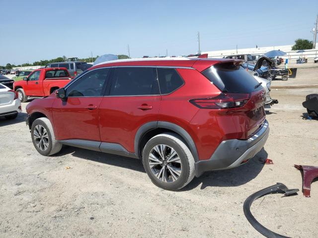  NISSAN ROGUE 2021 Czerwony