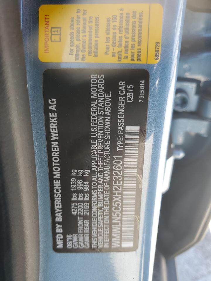 2017 Mini Cooper Clubman VIN: WMWLN5C5XH2E32601 Lot: 57464825