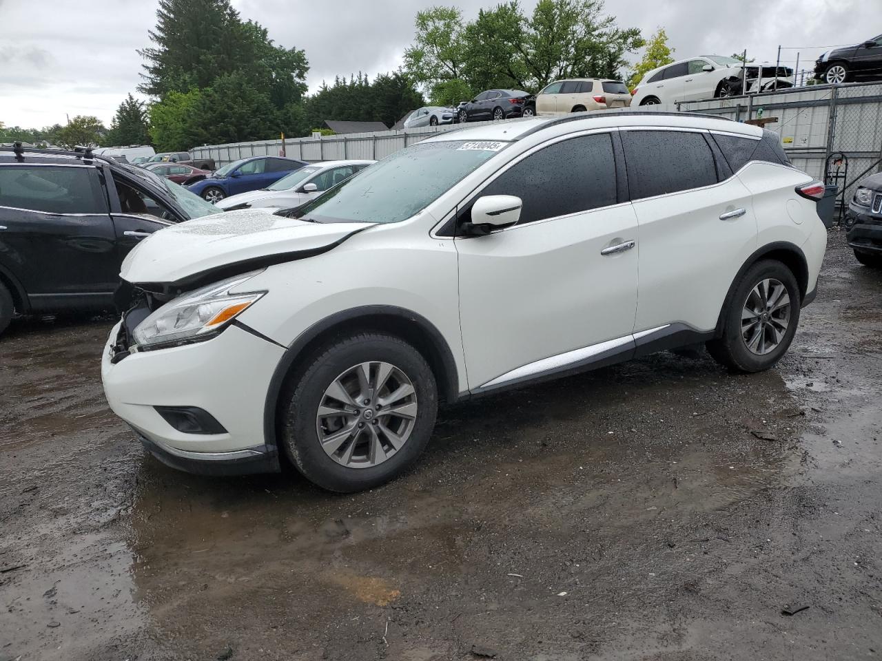 2017 Nissan Murano S en Venta en Finksburg, MD - Front End