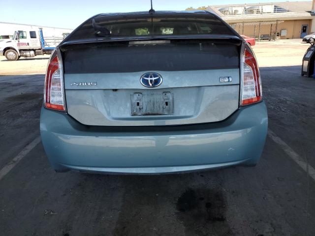  TOYOTA PRIUS 2012 Бирюзовый