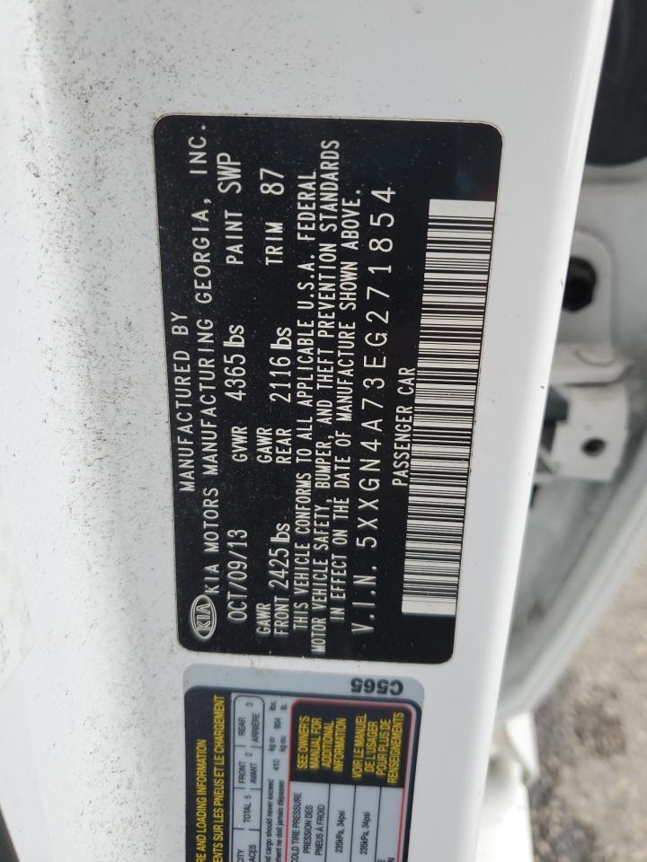 2014 Kia Optima Ex VIN: 5XXGN4A73EG271854 Lot: 56889295
