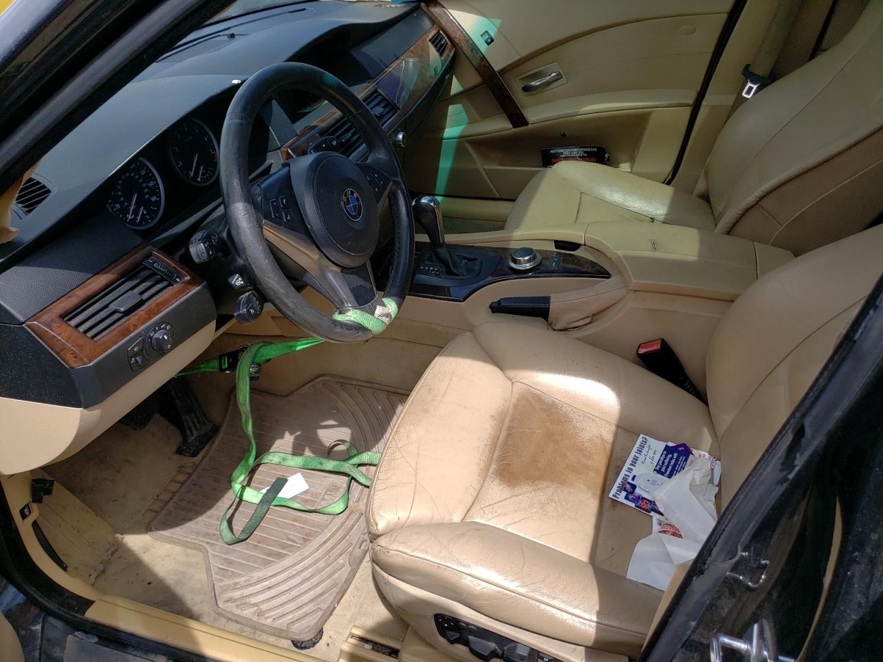 2007 BMW 530 I VIN: WBANE73537CM58371 Lot: 57587885