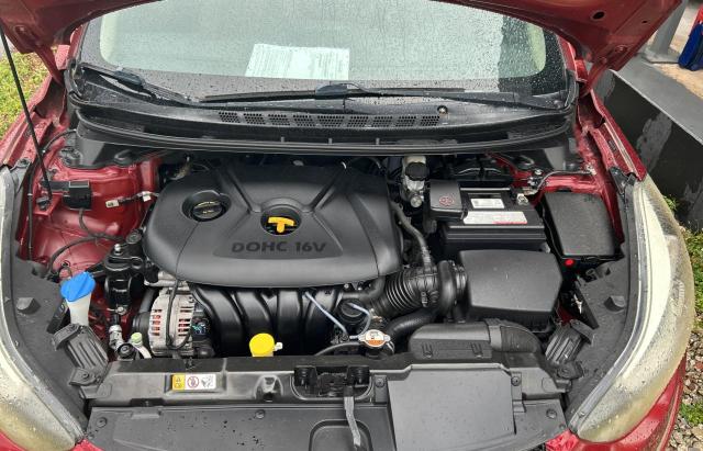 Sedans HYUNDAI ELANTRA 2014 Red