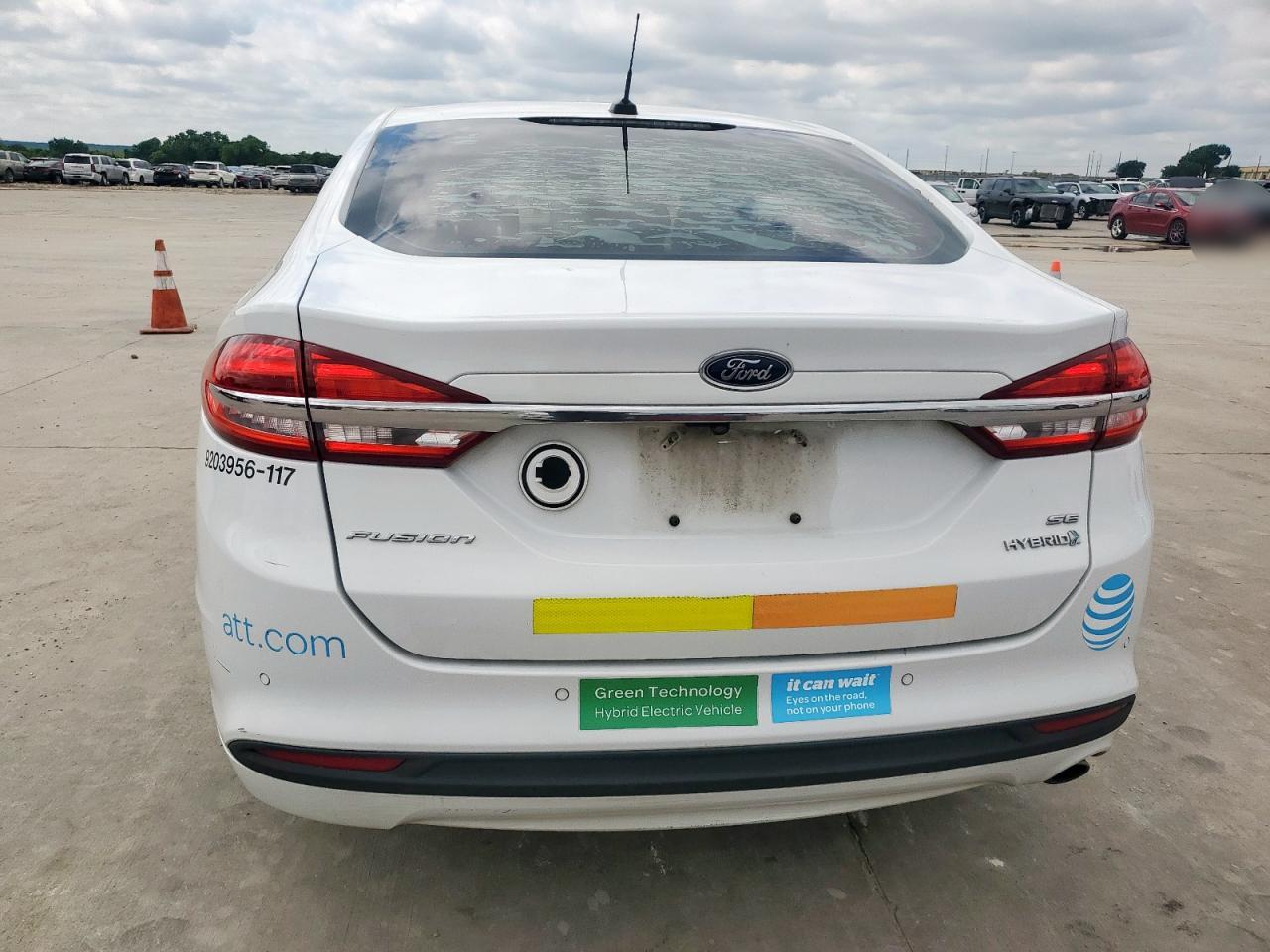 2017 Ford Fusion Se Hybrid VIN: 3FA6P0LU3HR409017 Lot: 54040715