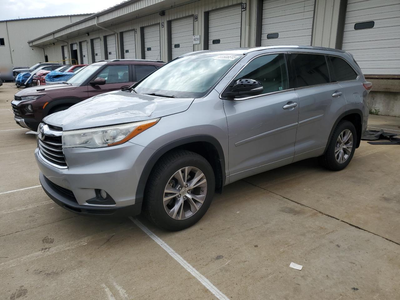 2015 Toyota Highlander Xle იყიდება Louisville-ში, KY - Front End