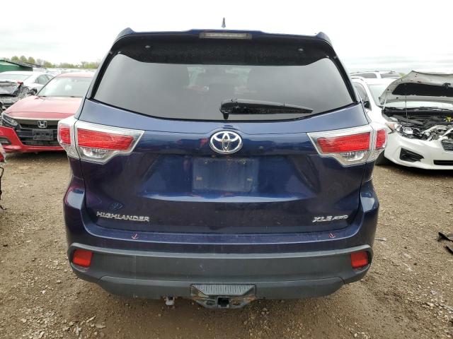  TOYOTA HIGHLANDER 2016 Granatowy