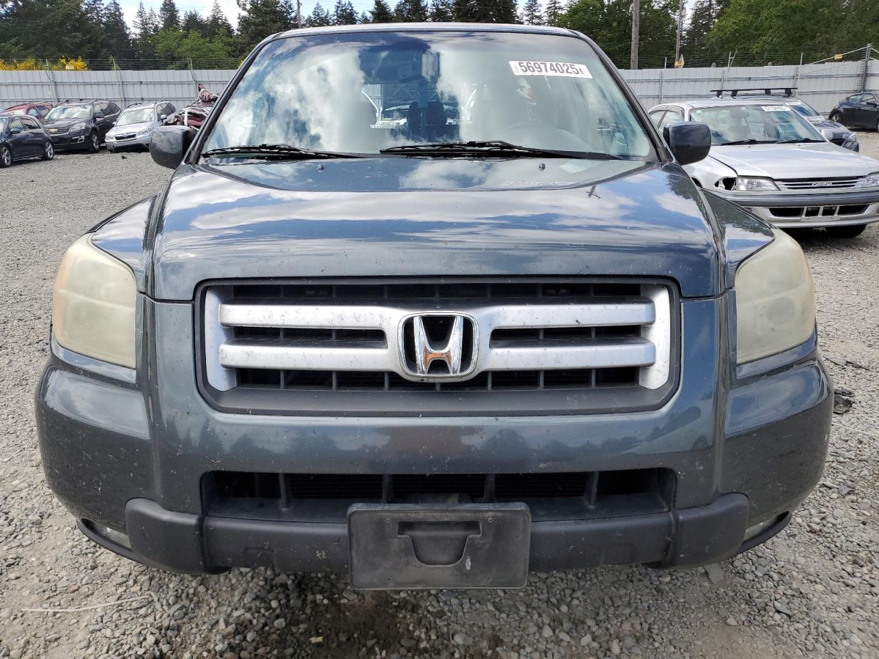2006 Honda Pilot Ex VIN: 5FNYF28576B024206 Lot: 56974025