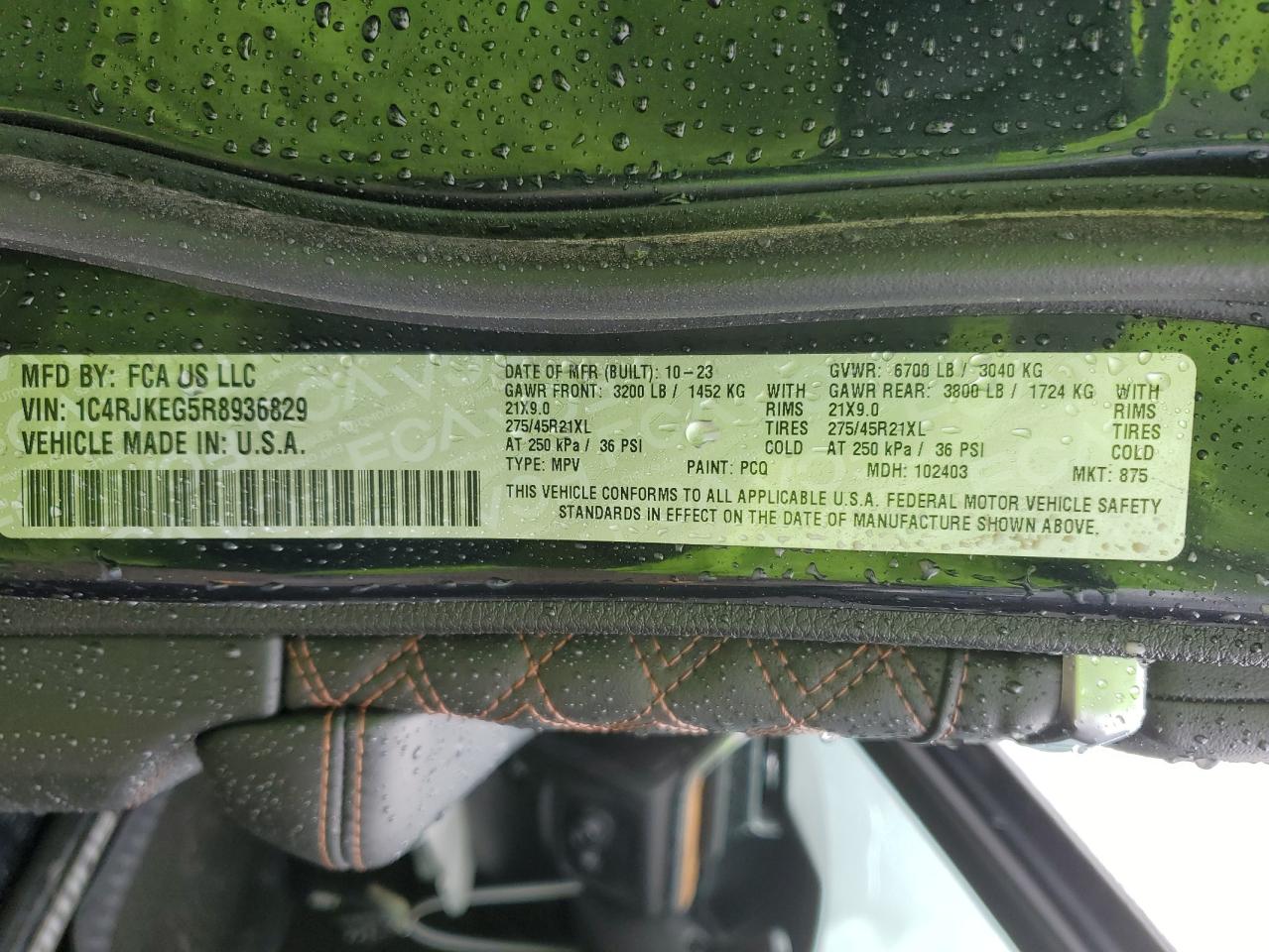 2024 Jeep Grand Cherokee L Summit VIN: 1C4RJKEG5R8936829 Lot: 56877375