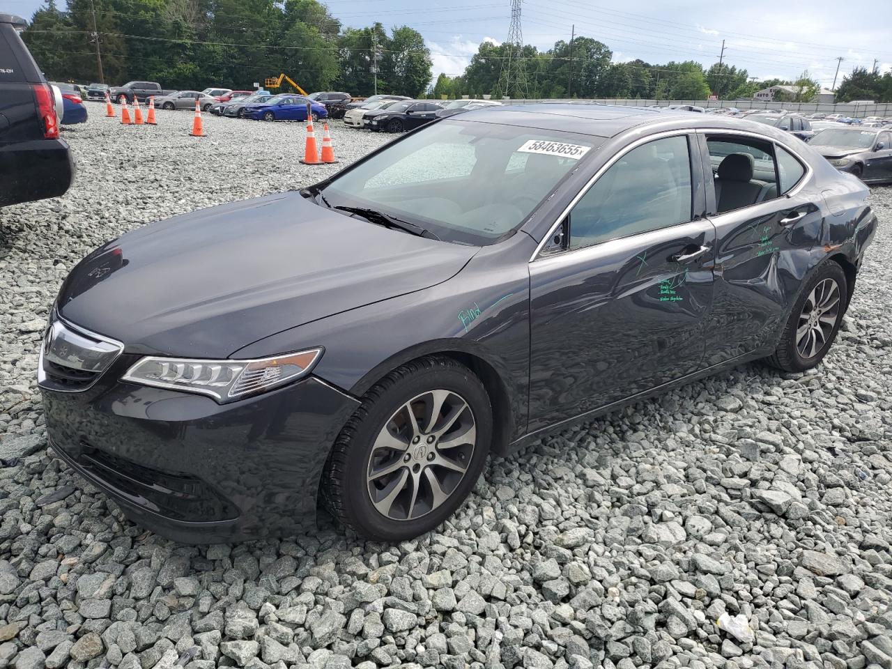 2015 Acura Tlx на продаже в Mebane, NC - Side