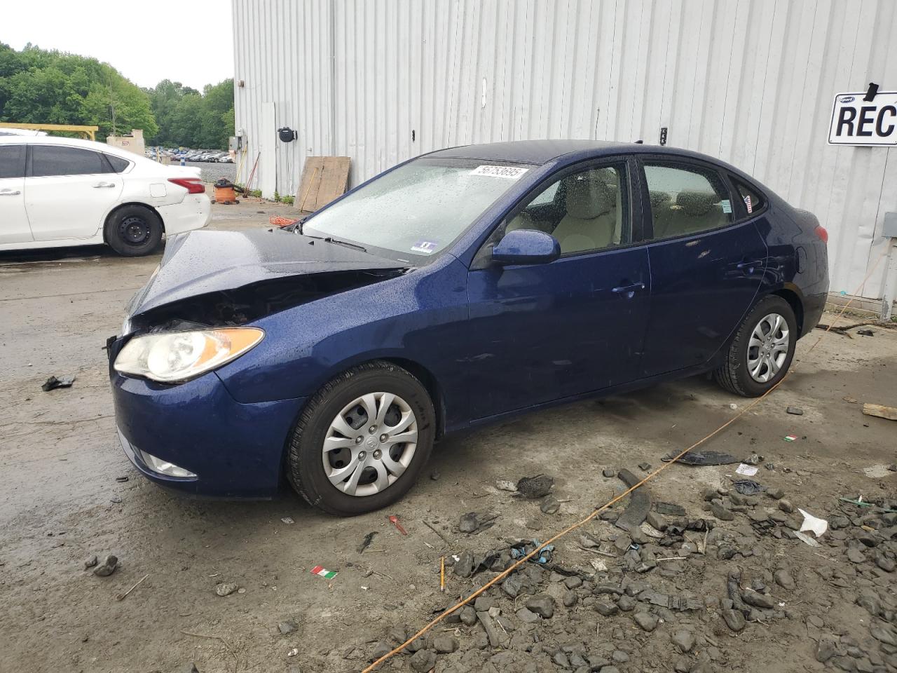 2010 Hyundai Elantra Blue na sprzedaż w Windsor, NJ - Front End