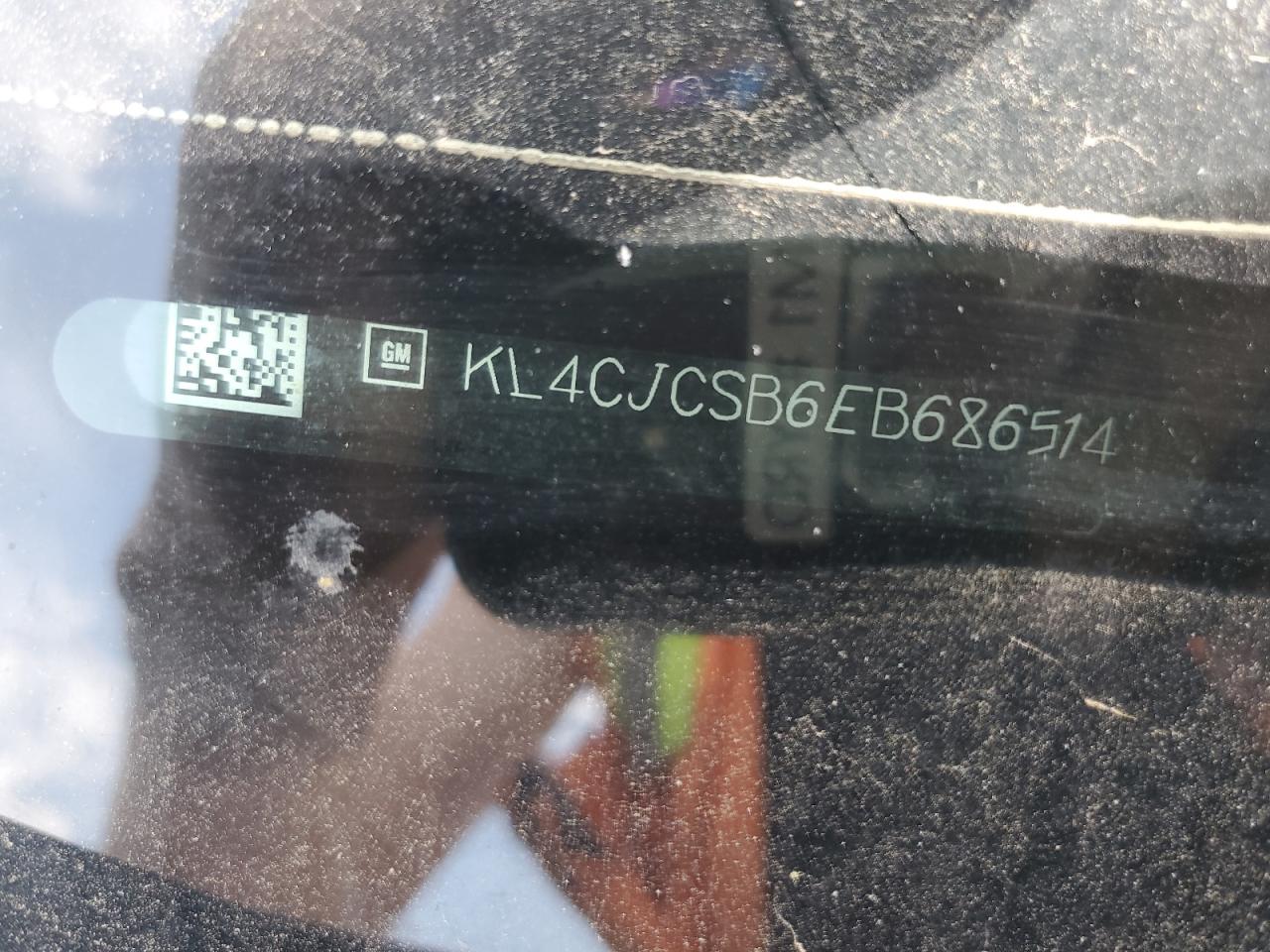 2014 Buick Encore VIN: KL4CJCSB6EB686514 Lot: 56717405