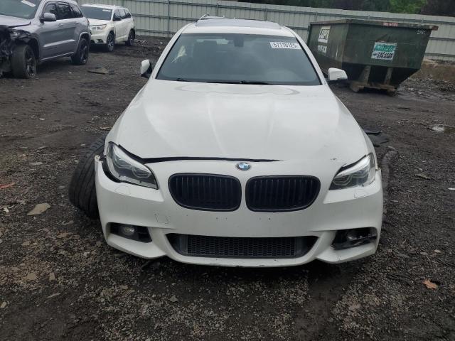  BMW 5 SERIES 2015 White
