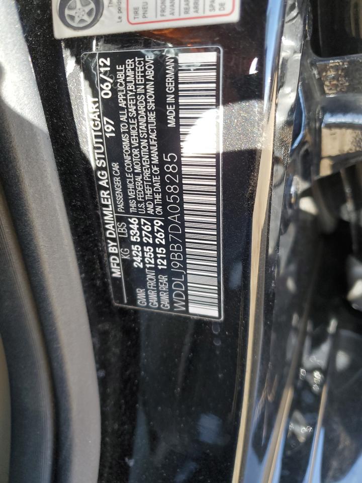 2013 Mercedes-Benz Cls 550 4Matic VIN: WDDLJ9BB7DA058285 Lot: 57242975