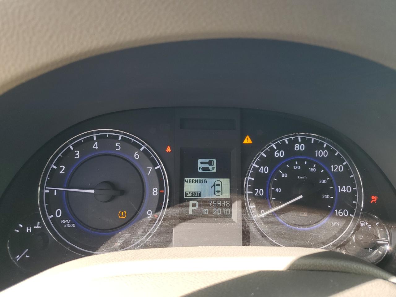 2010 Infiniti G37 VIN: JN1CV6AR9AM459510 Lot: 56987525