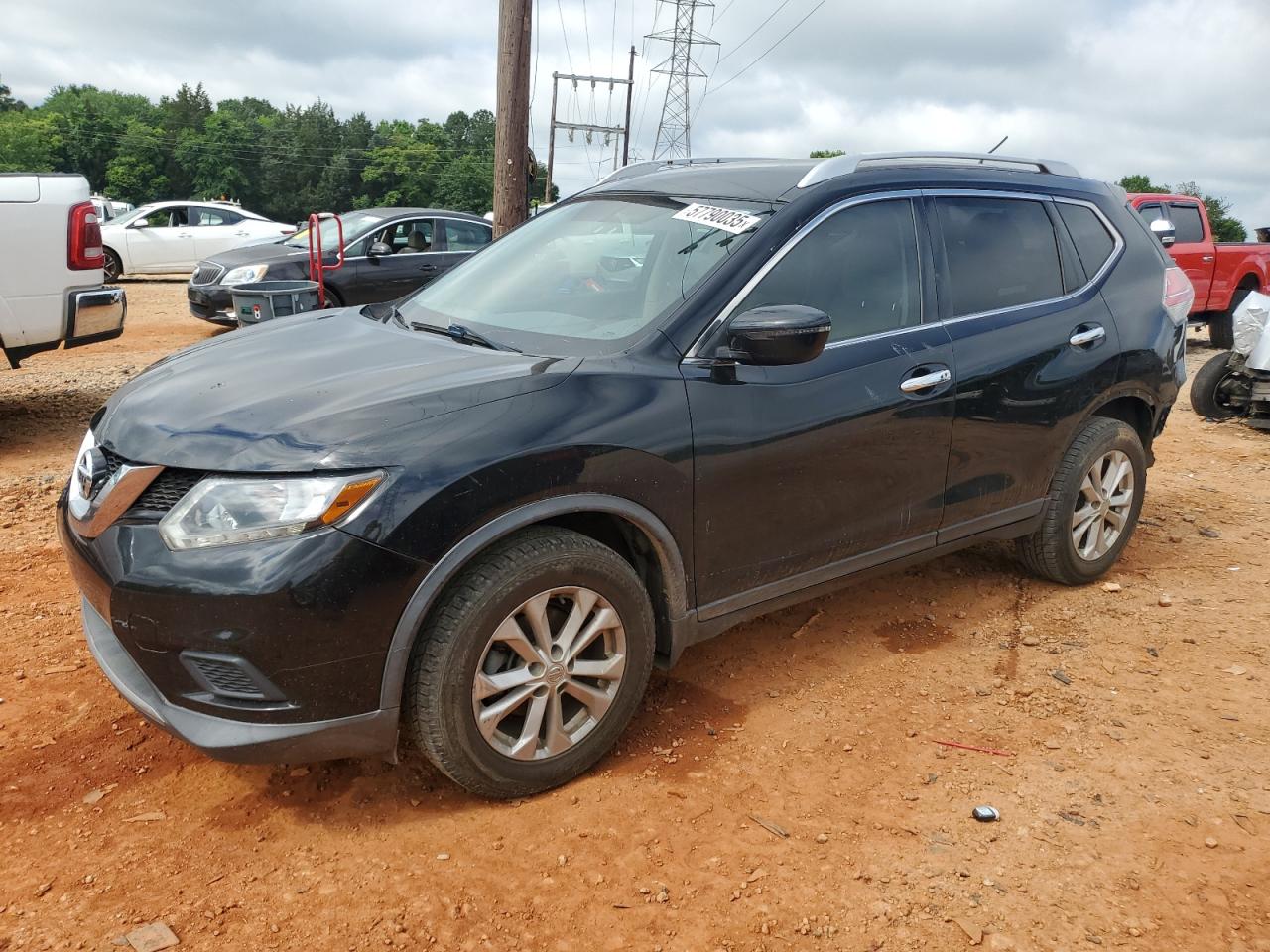 2016 Nissan Rogue S на продаже в China Grove, NC - Rear End