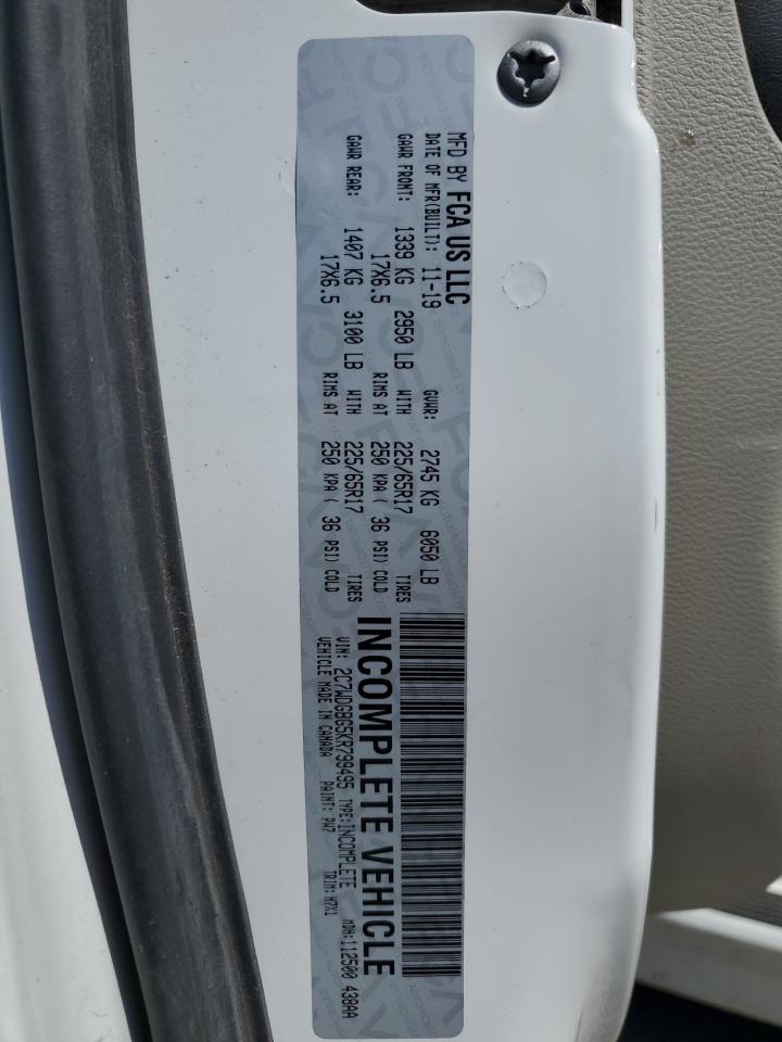 2019 Dodge Grand Caravan Se VIN: 2C7WDGBG5KR799495 Lot: 55525115