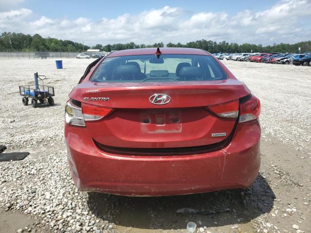  HYUNDAI ELANTRA 2012 Czerwony