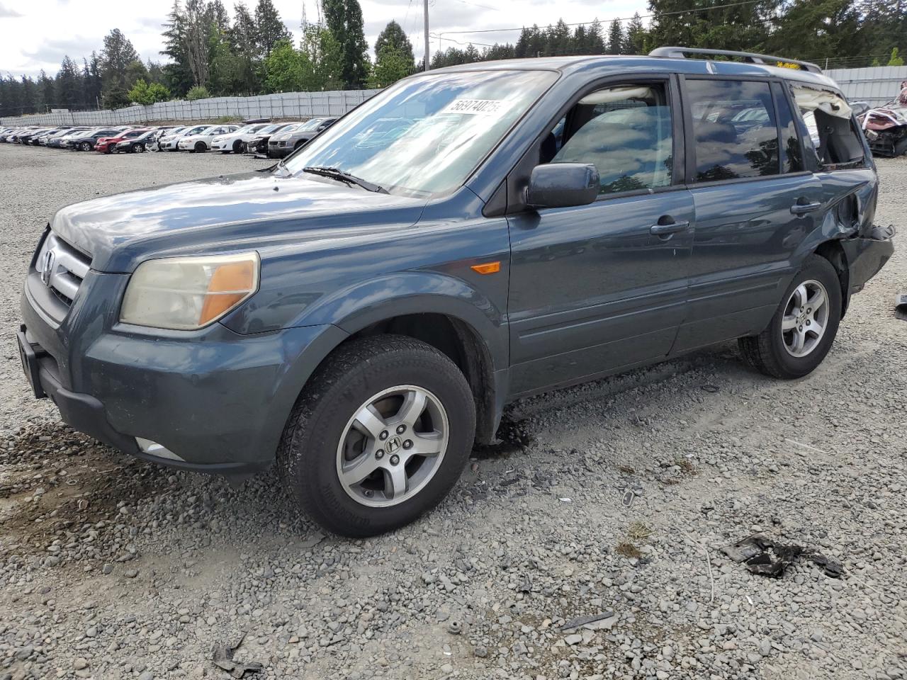 2006 Honda Pilot Ex VIN: 5FNYF28576B024206 Lot: 56974025