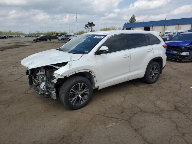  TOYOTA HIGHLANDER 2018 Белый