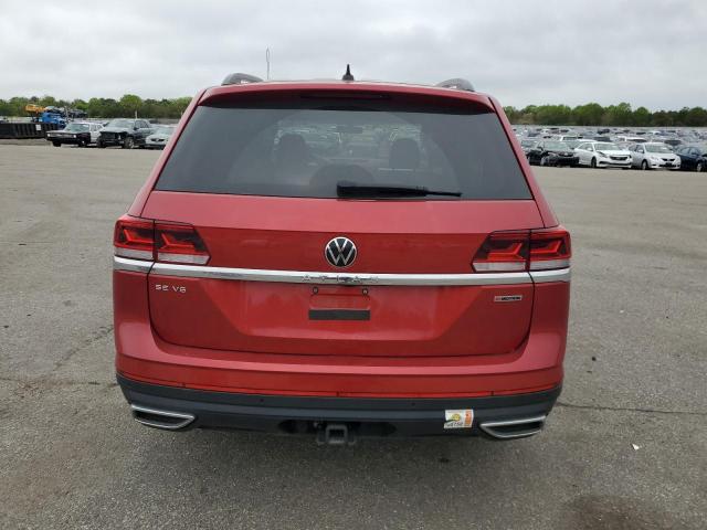  VOLKSWAGEN ATLAS 2022 Czerwony