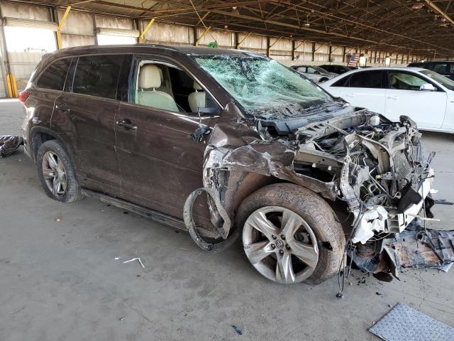  TOYOTA HIGHLANDER 2017 Коричневый