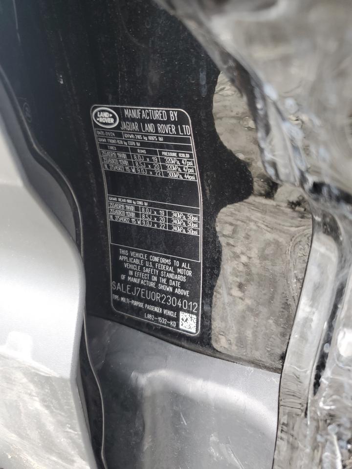2024 Land Rover Defender 110 S VIN: SALEJ7EU0R2304012 Lot: 58869665
