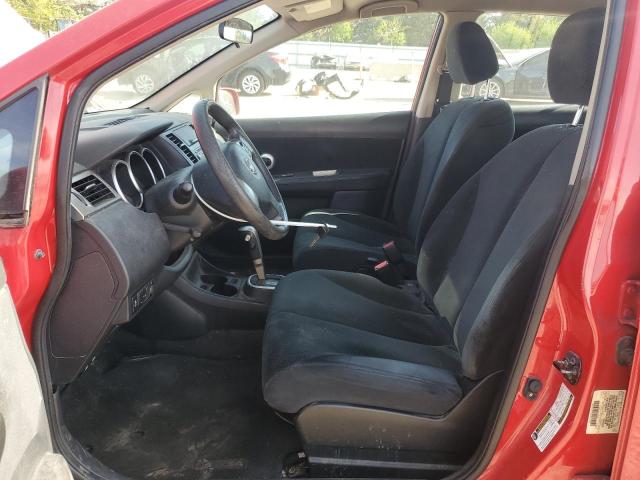  NISSAN VERSA 2012 Czerwony