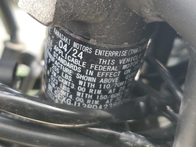  KAWASAKI EX500 A 2024 Зелений