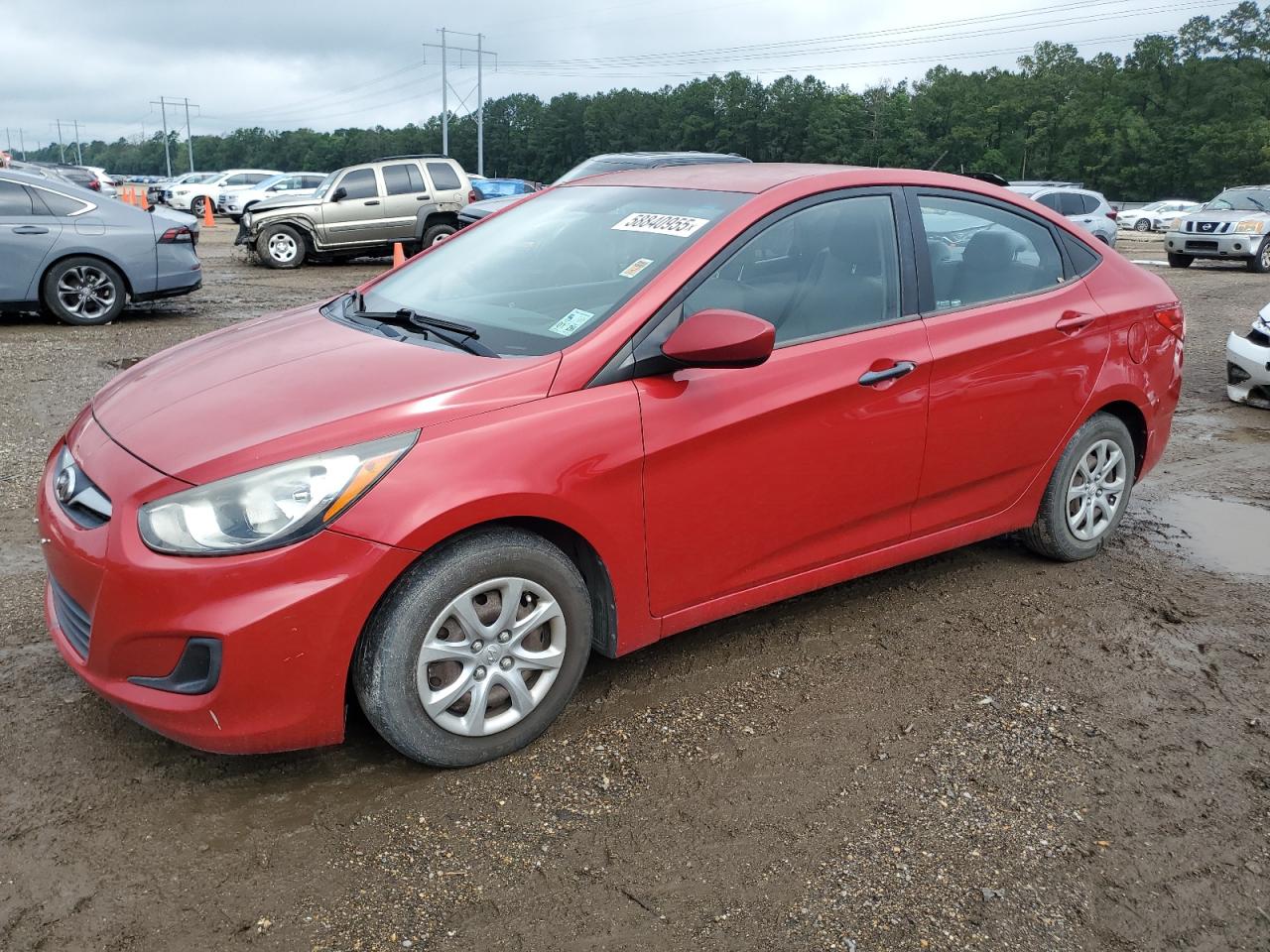 2013 Hyundai Accent Gls zu verkaufen in Greenwell Springs, LA - Water/Flood