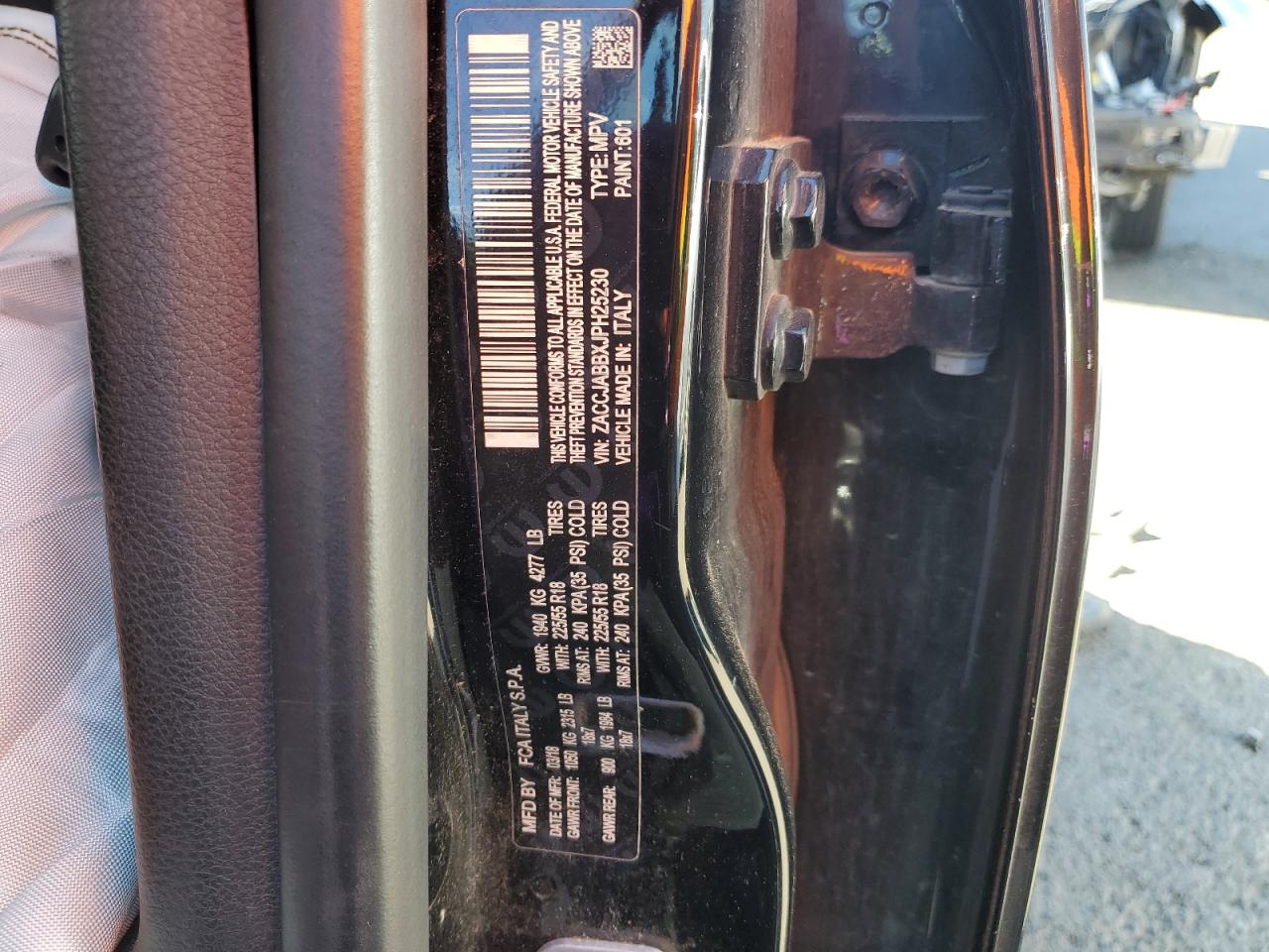 2018 Jeep Renegade Latitude VIN: ZACCJABBXJPH25230 Lot: 55446355