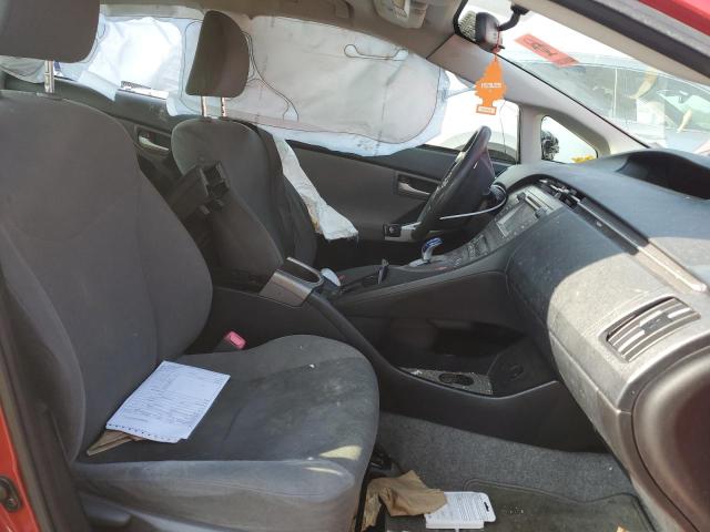  TOYOTA PRIUS 2012 Червоний