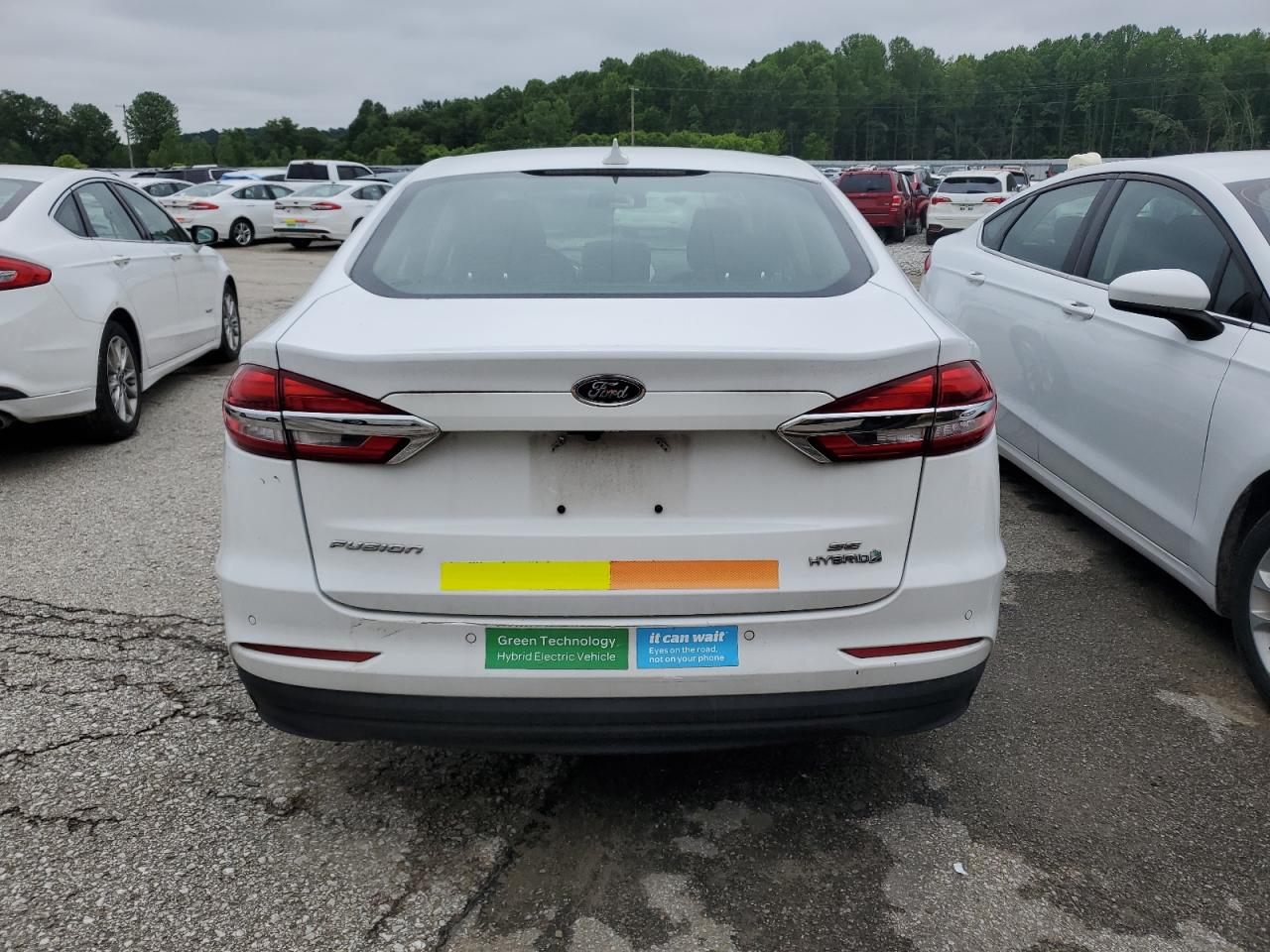 2019 Ford Fusion Se VIN: 3FA6P0LU3KR263998 Lot: 54031125
