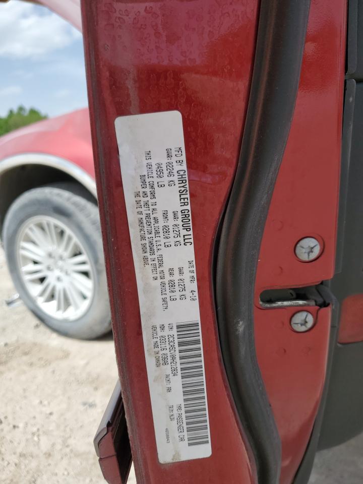 2010 Chrysler 300 Touring VIN: 2C3CA5CV0AH212834 Lot: 56168175