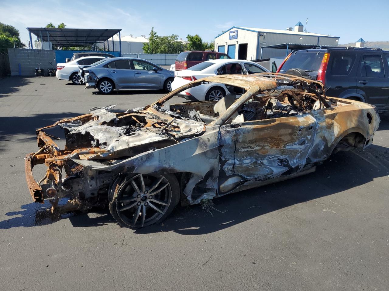 2017 Ford Mustang للبيع في San Martin، CA - Burn