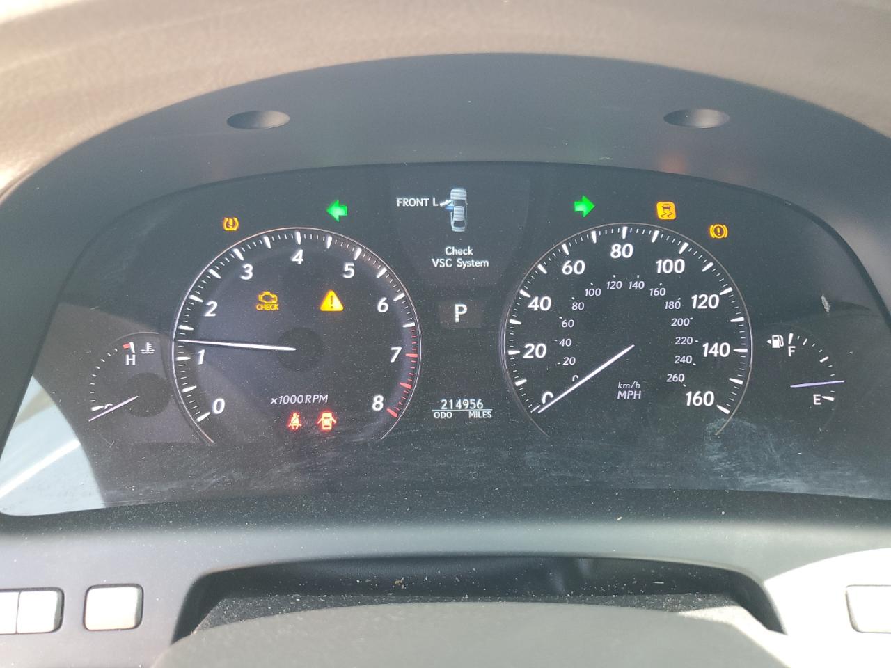 2007 Lexus Ls 460 VIN: JTHBL46F475012487 Lot: 57308615