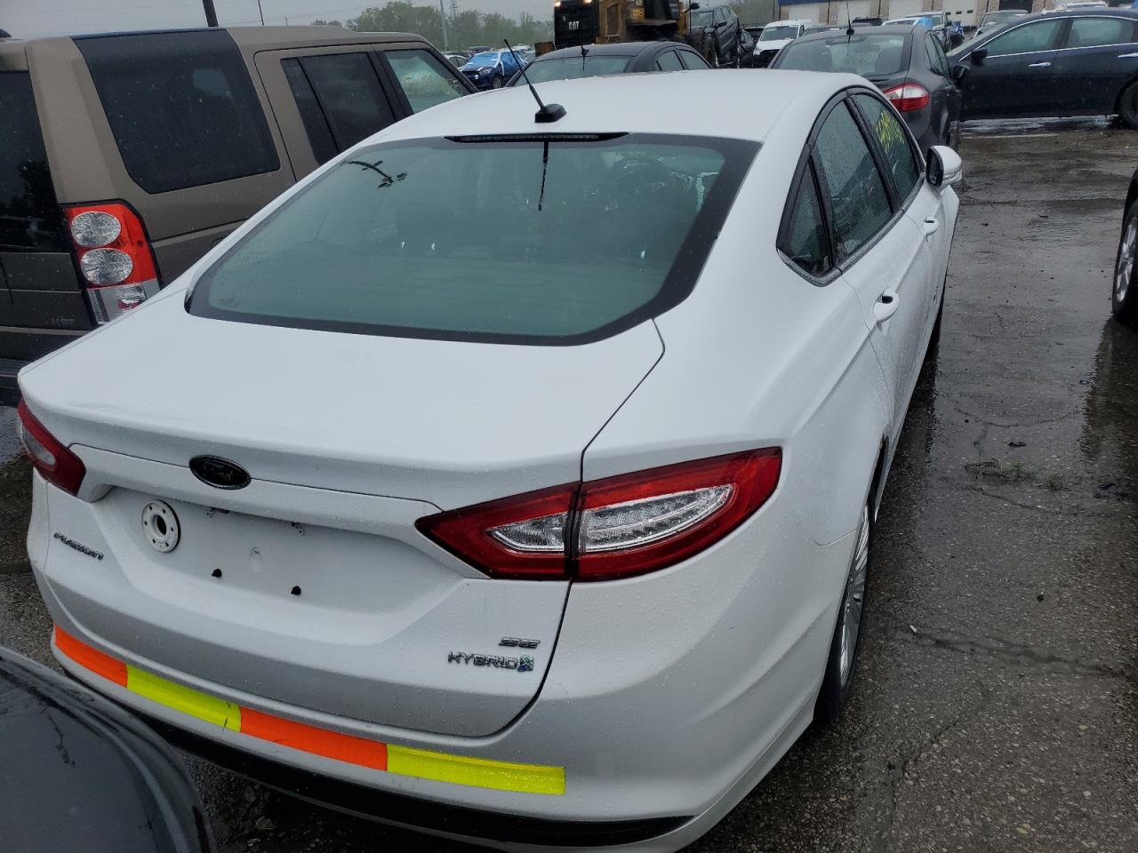 2015 Ford Fusion Se Hybrid VIN: 3FA6P0LU0FR120142 Lot: 55089235