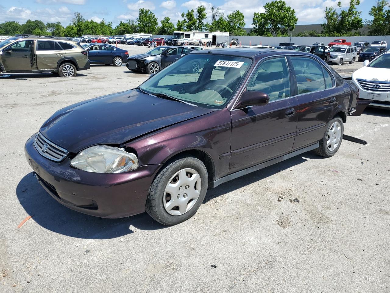 2000 Honda Civic Ex zu verkaufen in Bridgeton, MO - Rear End