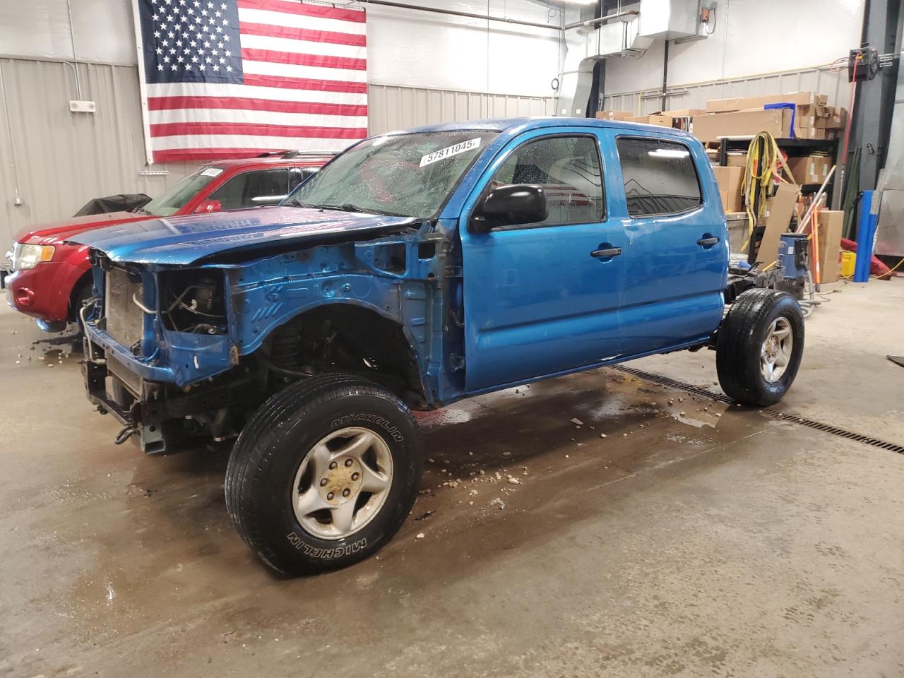 2008 Toyota Tacoma Double Cab en Venta en Casper, WY - Stripped