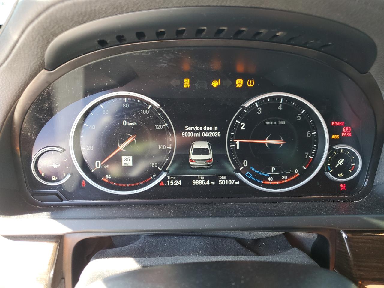 2014 BMW 740 I VIN: WBAYA6C58ED826697 Lot: 57130385