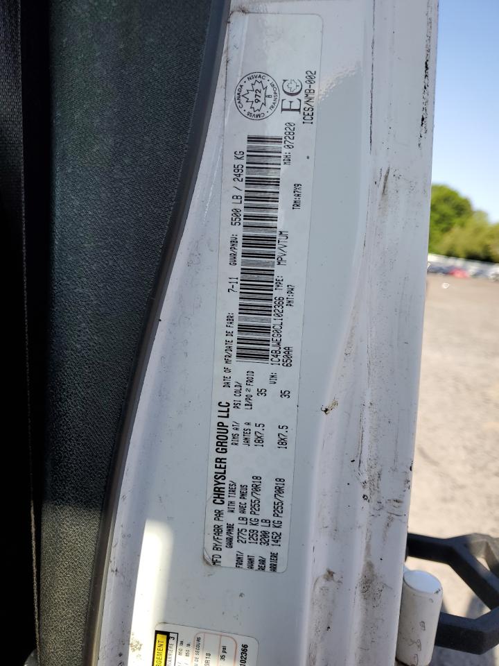 2012 Jeep Wrangler Unlimited Sahara VIN: 1C4BJWEG0CL102366 Lot: 55504605