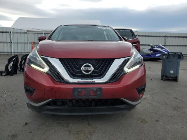  NISSAN MURANO 2018 Czerwony