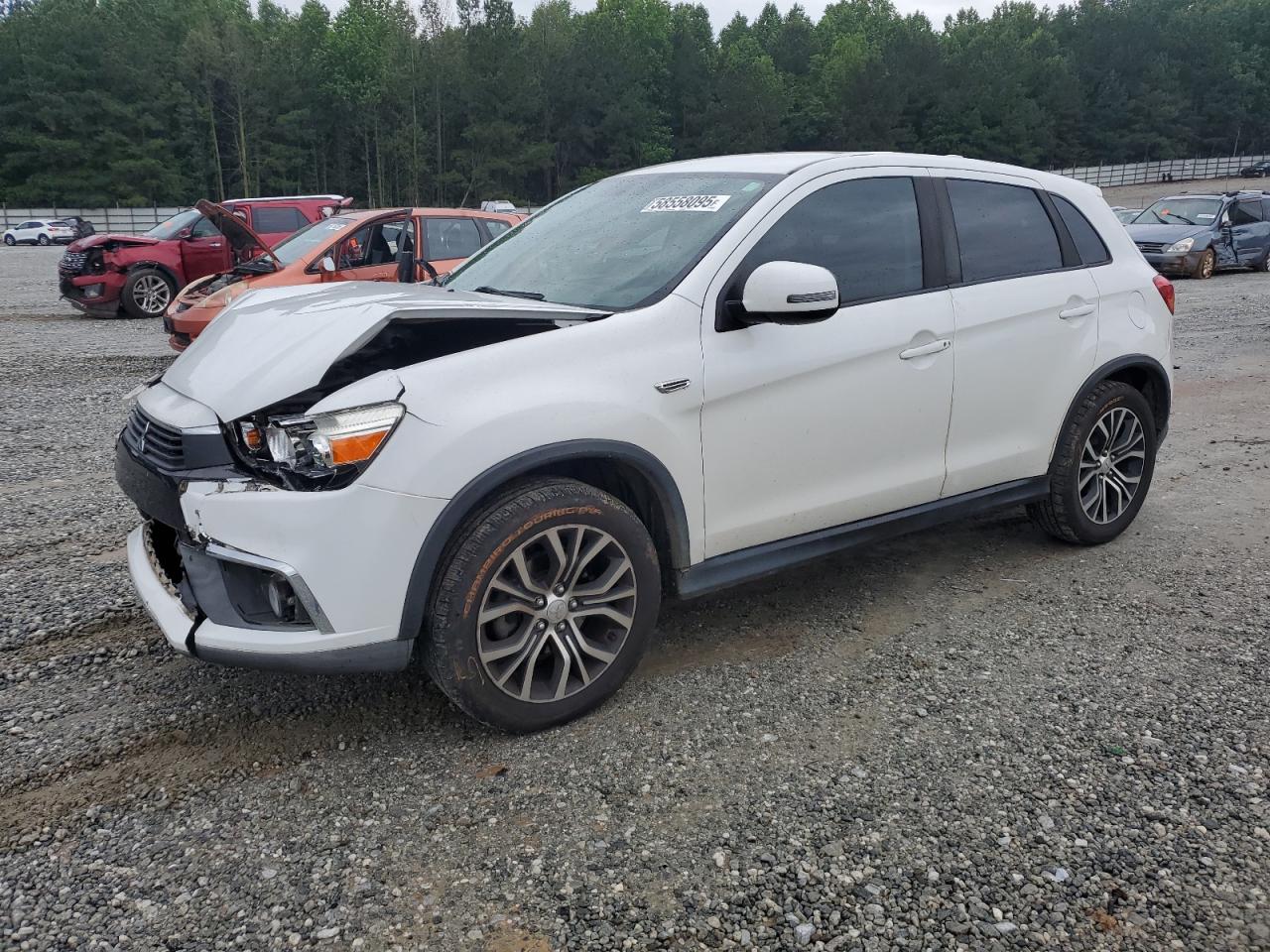 2017 Mitsubishi Outlander Sport Es იყიდება Gainesville-ში, GA - Front End