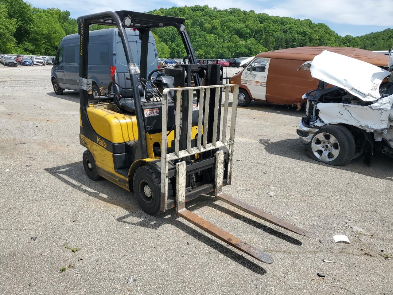 2018 Yale Forklift na sprzedaż w Ellwood City, PA - Side
